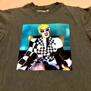 Cardi-B cropped tshirt